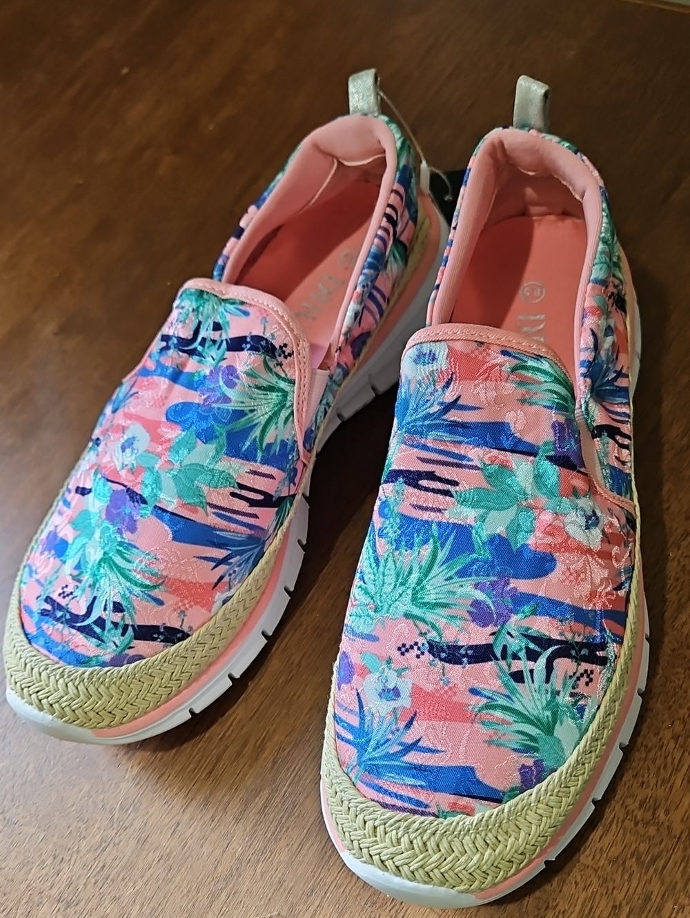 Women's Coral Tropical Slip-On Shoes